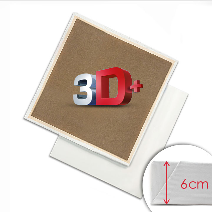 3D+ bespannter Keilrahmen PROFI - Größen auswählen