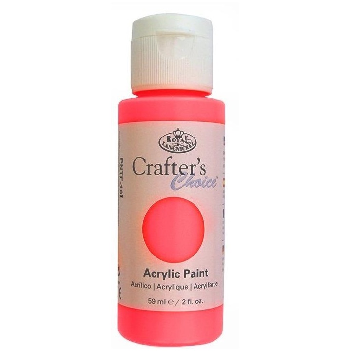 Acrylfarbe Essentials FLUORESCENT 59 ml - Fluorescent Cochineal