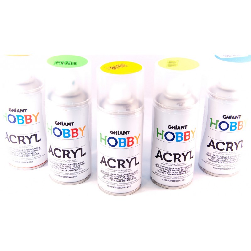 Acryl-Sprühfarbe Hobby - 150ml - Schwarz