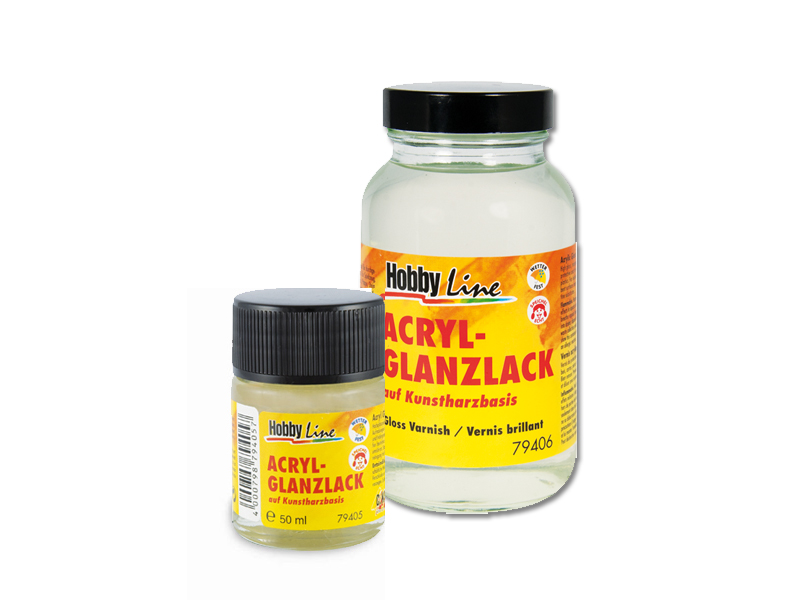Acryl-Glanzlack auf Kunstharzbasis Hobby Line 50 ml