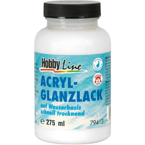 Acryl-Glanzlack auf Wasserbasis Hobby Line - 275 ml