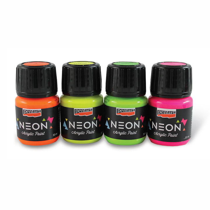 Acrylfarbe Neon PENTART 30 ml - Farbe auswählen