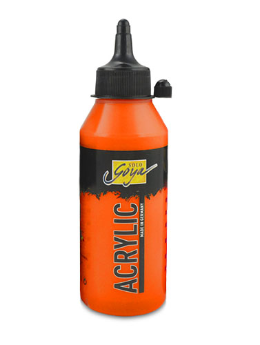 Acrylfarbe Solo Goya Acrylic 250 ml - Genuine Orange