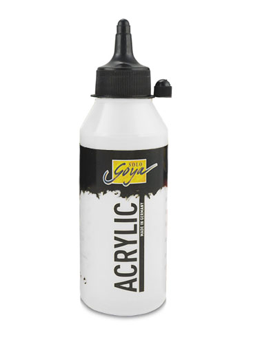 Acrylfarbe Solo Goya Acrylic 250 ml - White