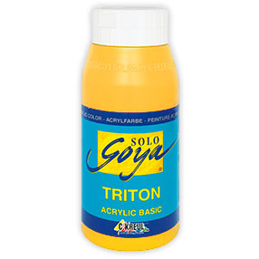 Acrylfarbe Solo Goya TRITON 750 ml - Cadmium Yellow