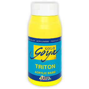 Acrylfarbe Solo Goya TRITON 750 ml - Citron