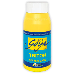 Acrylfarbe Solo Goya TRITON 750 ml - Genuine Yellow Light