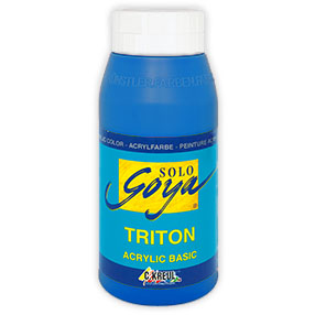 Acrylfarbe Solo Goya TRITON 750 ml - Primary Blue