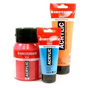 Acrylfarbe Amsterdam Standard Series 1000 ml - Oxidschwarz