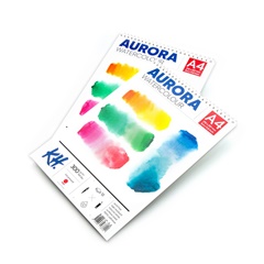 AURORA Heißpress-Aquarellblock