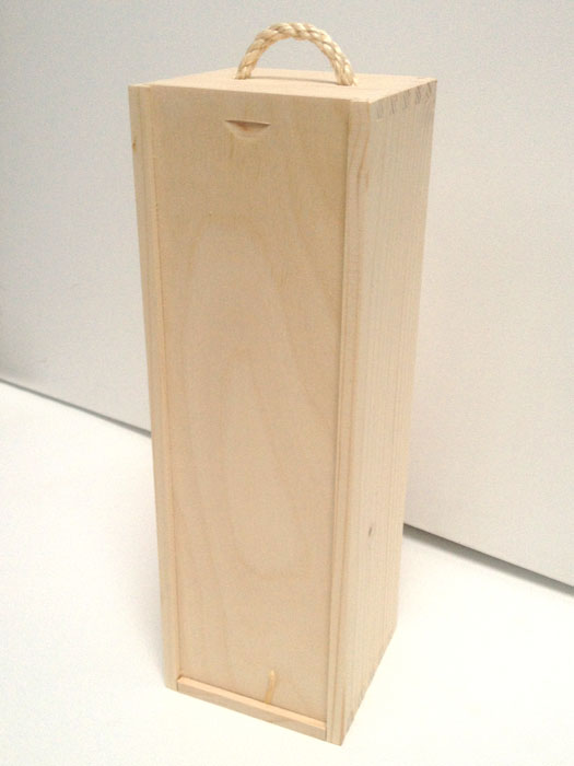 Decoupage - Holzbox für Weinflaschen - DR187