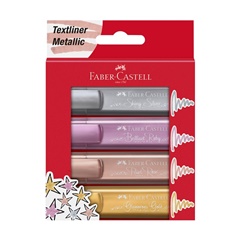 Faber Castell Metallic Textmarker Set