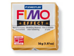 FIMO effect ofenhärtende Modelliermasse - 56 g - Metallic Gold