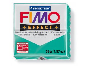 FIMO effect ofenhärtende Modelliermasse - 56 g - Transluzent-Grün