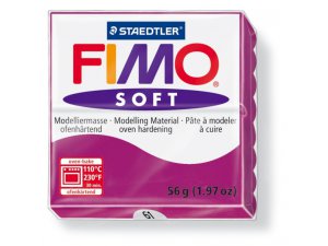 FIMO soft ofenhärtende Modelliermasse - 56 g - Purpur