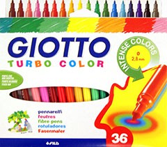 GIOTTO TURBO COLOR Marker - 36 Farbtöne