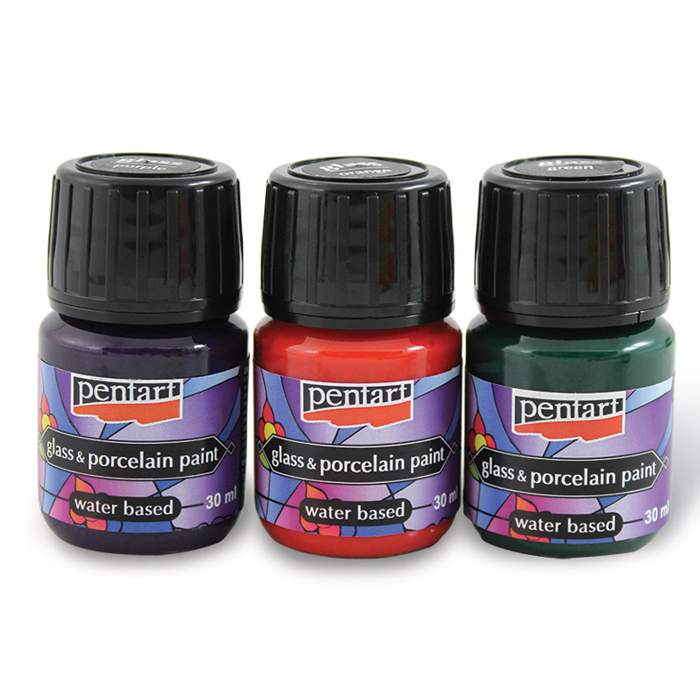 Glas- und Porzellanfarbe PENTART - 30 ml - Magenta