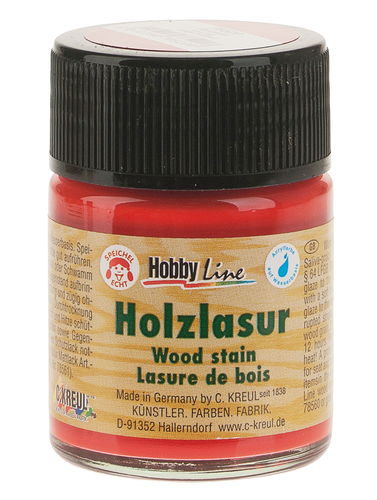 Holzlasur Hobby Line Wood Stain 50 ml - Cherry