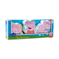 Holzpuzzle-Set für Kinder PEPPA PIG 3 Stück