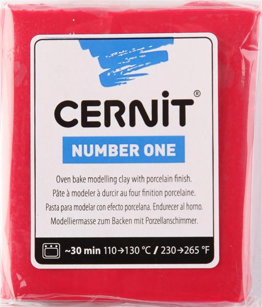 Modelliermasse Cernit 56 g. - Xmas Red