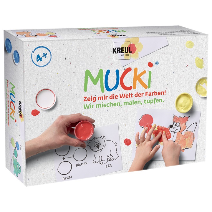 MUCKI Fingerfarben-Set für Kinder von KREUL