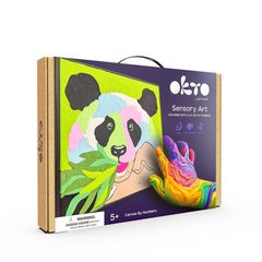 OKTO selbsthärtendes Gemälde 30 x 30 cm Panda
