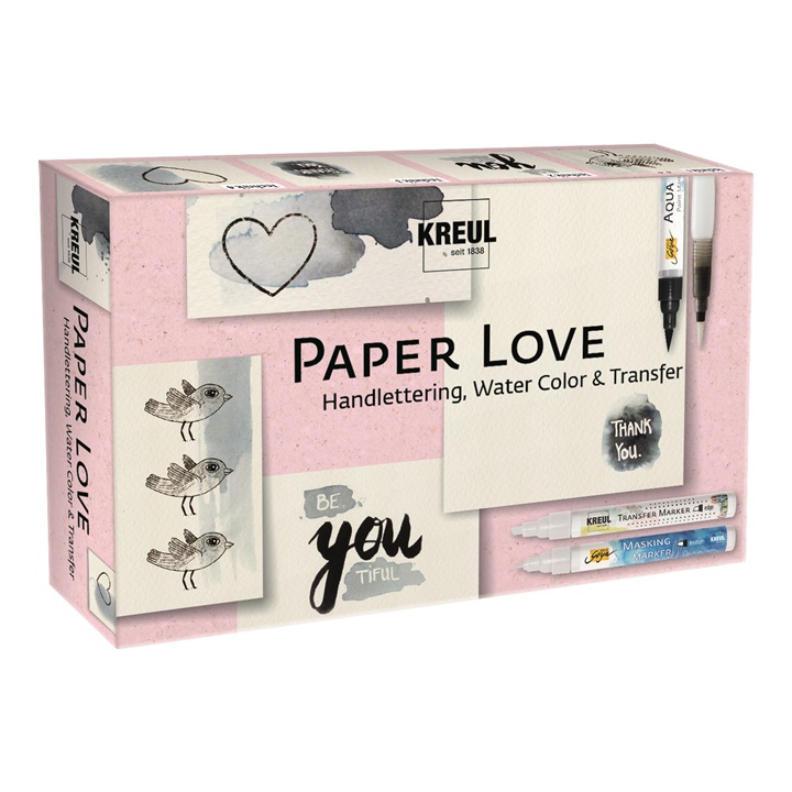 Paper Love Set für Hand Lettering &amp; mehr