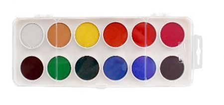 Wasserfarben-Set KOH-I-NOOR - 12 Farbtöne