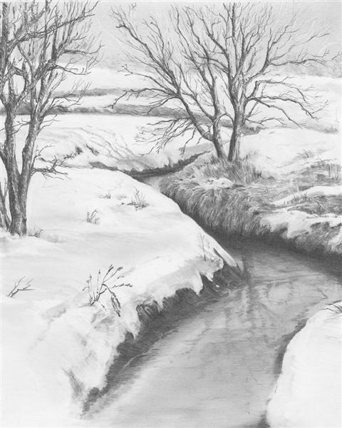 Zeichnungsset - Winter Creek