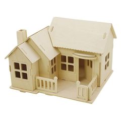 3D Sperrholz Haus Bausatz
