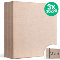 3er-Set NATURE ECO Malerei Leinwände