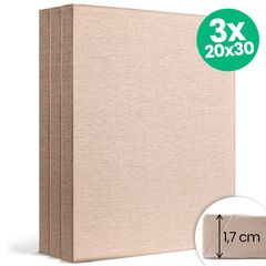 3er-Set NATURE ECO Malerei Leinwände