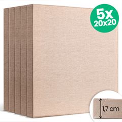 5er-Set NATURE ECO Malerei Leinwände