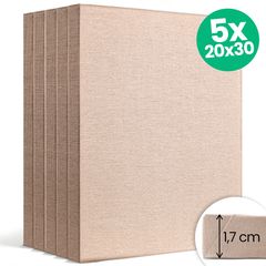 5er-Set NATURE ECO Malerei Leinwände