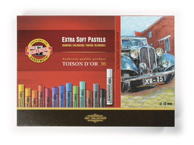 8555 Kunstpastelle EXTRA SOFT - TOISON D OR. 36Stück