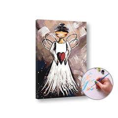 Malen nach Zahlen - ANGEL WITH HEART