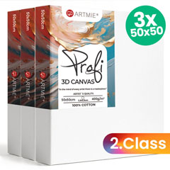 ARTMIE 3D-Leinwand-Set - 2. Qualität - 50x50 cm