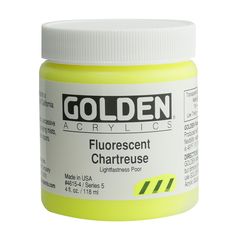 GOLDEN Heavy Body Fluoreszierende Acrylfarbe | 4615 chartreuse yellow