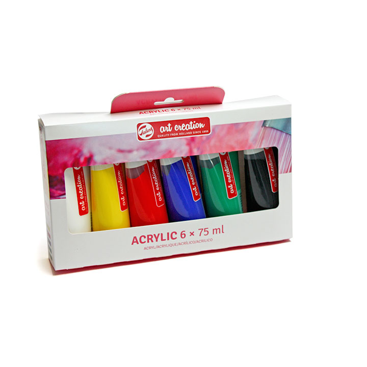 Acrylfarbenset ArtCreation ESSENTIALS 6 x 75 ml