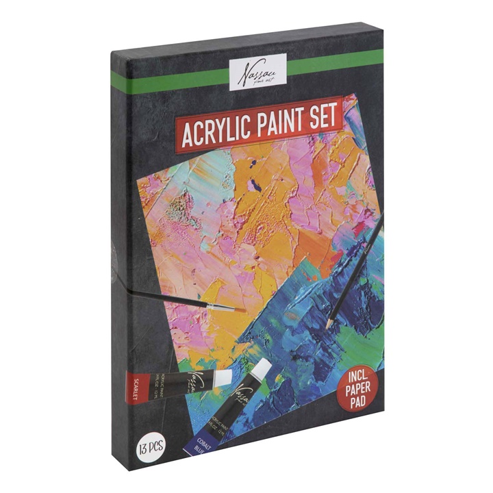 Acrylmalerei-Set Nassau | 13-teiliges Set