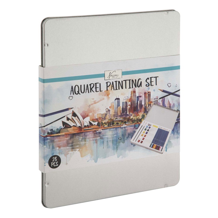 Aquarell-Set Nassau 28-teilig