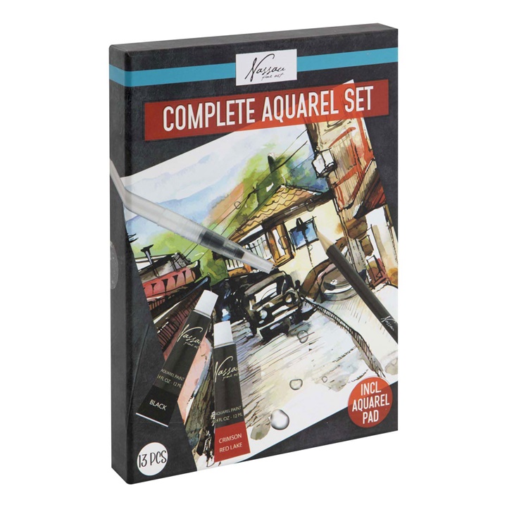 Aquarellset Nassau | 13-teiliges Set