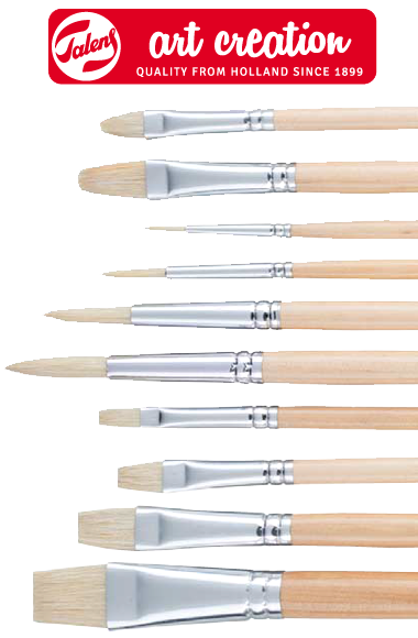 ArtCreation Pinsel mit Naturborsten - 10er Set