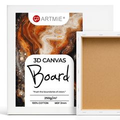 ARTMIE 3D-Künstlerleinwand auf Pappe | 20x20 cm