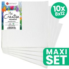 ARTMIE Mini-Leinwand Malerei Hobby Set - 10 Stück