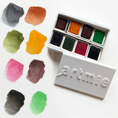 ARTMIE Solo Goya Aquarell Set - 8 Stück - Großmutters Garten