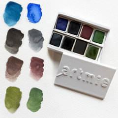 ARTMIE Solo Goya Aquarell-Set - 8 Teile - Sturm in der Toskana