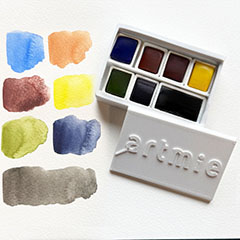 ARTMIE Solo Goya Aquarell-Set - Naturtöne