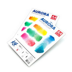 AURORA Hot Press Aquarellblock | verschiedene Formate