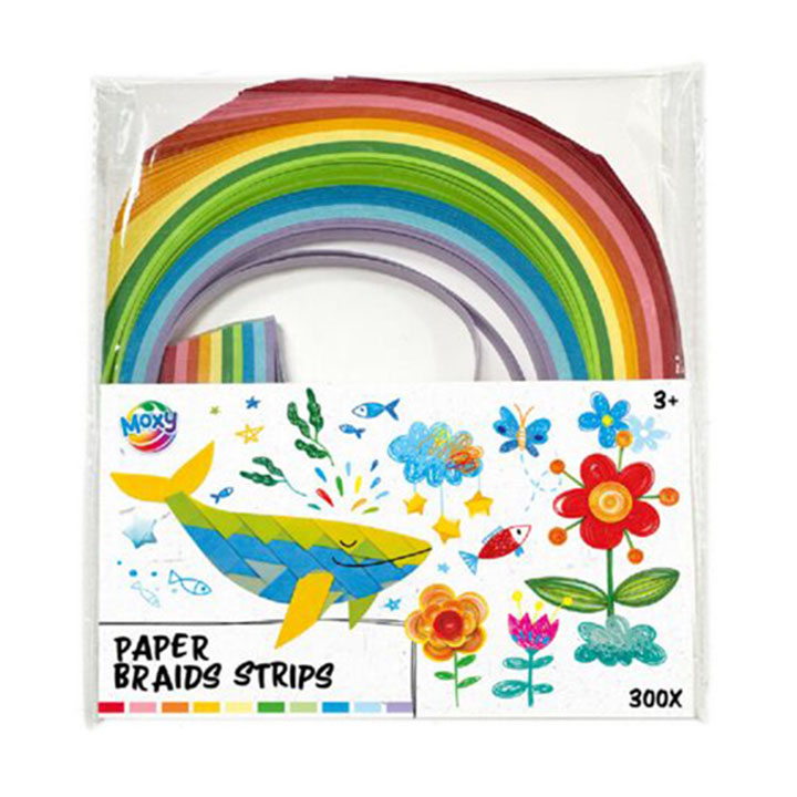 Buntes Papierstreifenset
